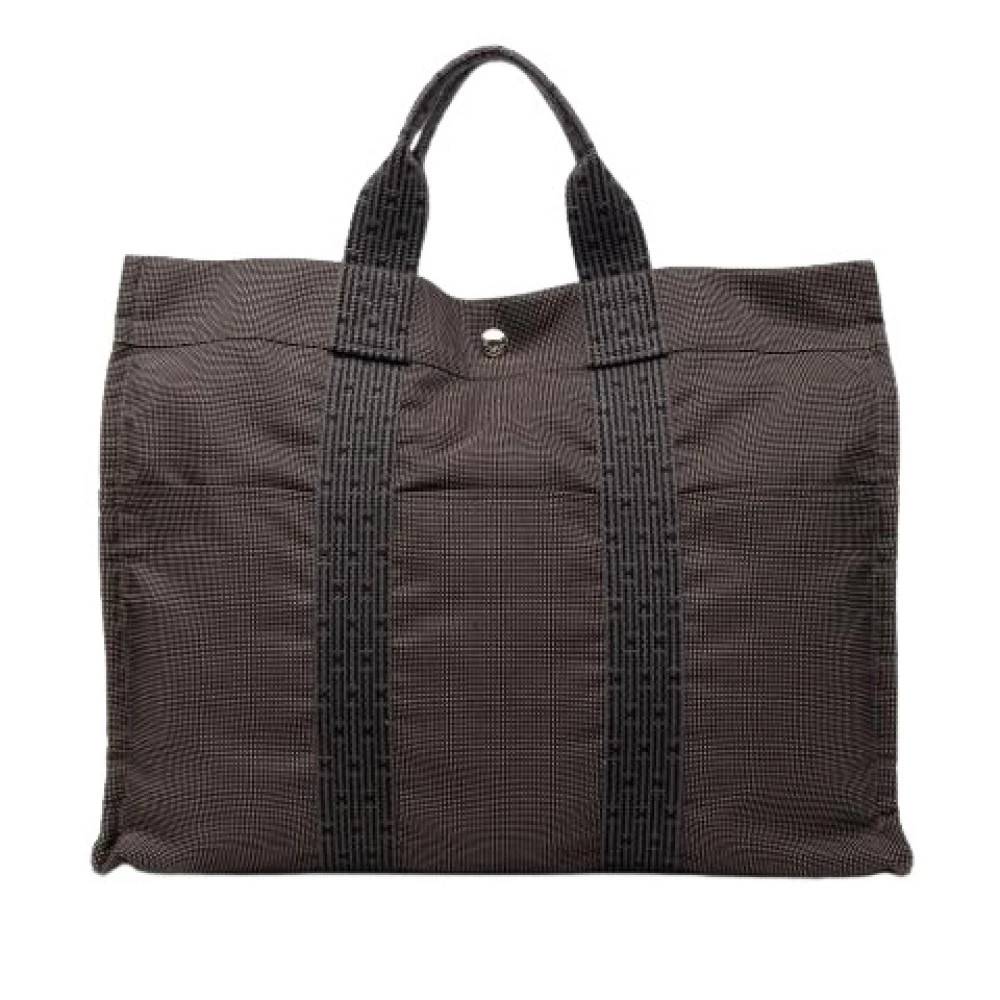Hermès Vintage Pre-owned Herline MM Tote Bag - Vintage - Dame - Brun - ONE SIZE - Uld