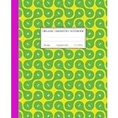 Organic Chemistry Notebook: Hexagonal Ruled Journal, 7.5 x 9.25 Size, 110 Pages, Softcover. Go-To Tool for Students, Educators, and Scientists. Pink and green molecule cover.