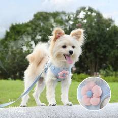 TEMU Cute Cat Harness And Leash Set, Soft Breathable Mesh Cat Vest Harness Escape Proof Pet walking Rope