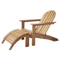 Cinas, Adirondack lænestol skammel teak