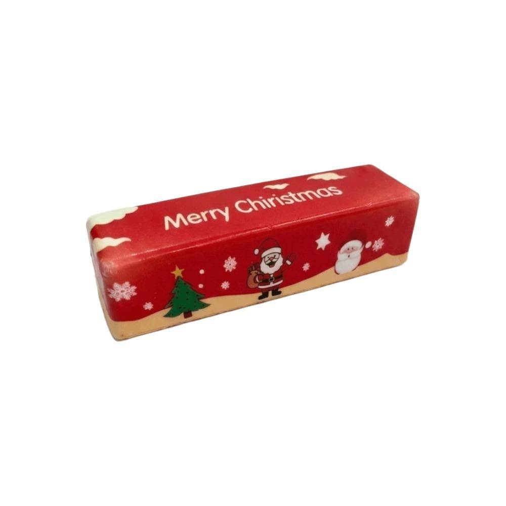 Christmas Theme Slow Rebound Butter Stick Squishy Stretchy Soft Texture Fidget Decompression Toy Hand Relax Cartoon