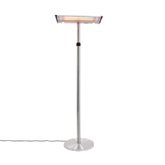 Terrassvärmare Golvmodell 2000W Silver 165-220 cm Rektangulär HORTUS