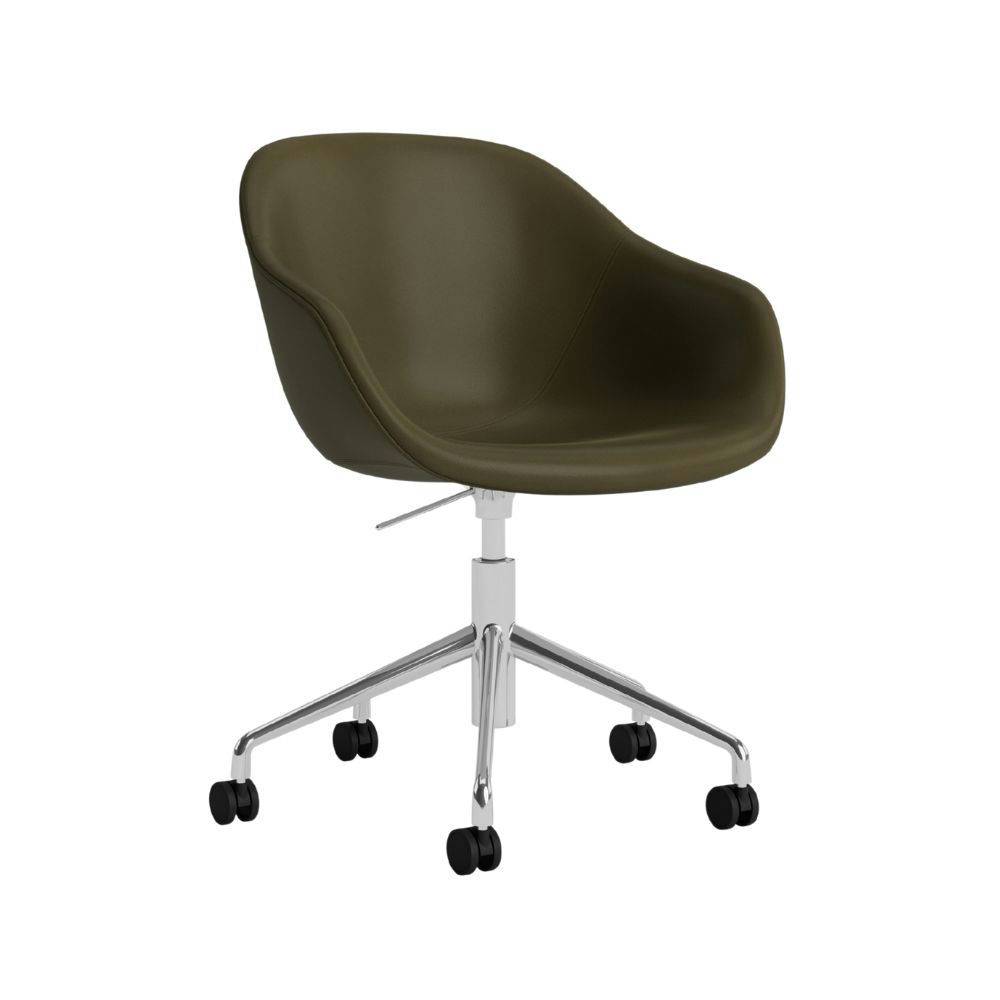 HAY AAC 253 Kontorsstol Sense Forest & Polished Aluminium