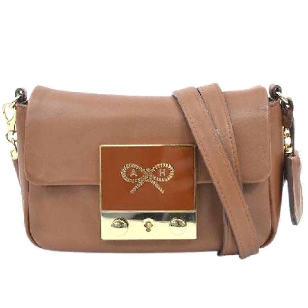 Anya Hindmarch Pre-owned - Pre-owned Läder Axelremsväska Vintage - Dam - ONE Size - Läder
