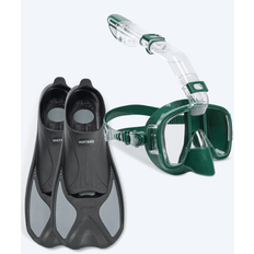 Watery snorkelsæt til voksne - Pike/Pearl - Mørkegrøn - Snorkelsæt til voksne (+16 år)