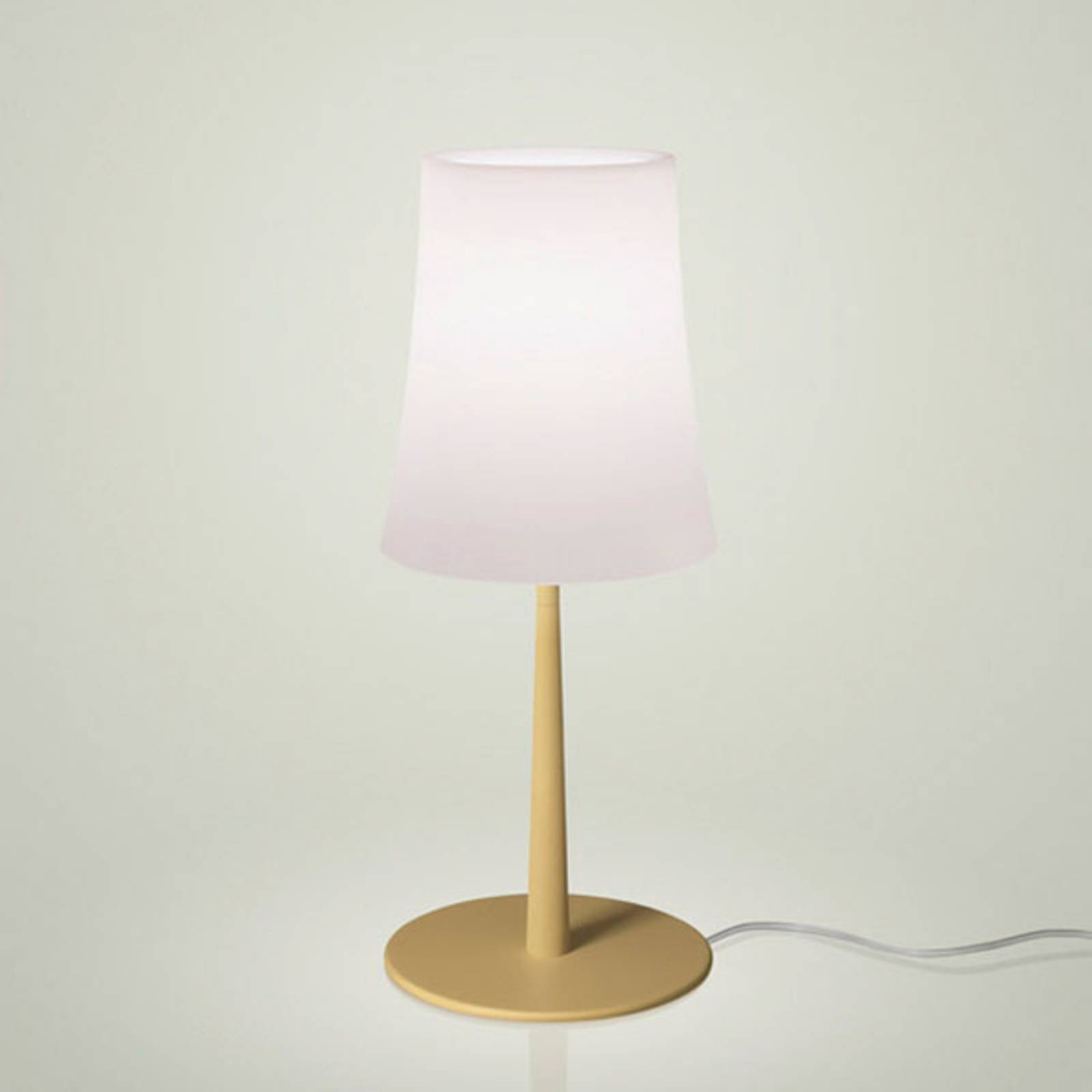 Foscarini Design bordslampa Birdie Easy, Gul / orange, Vardagsrum / matsal, Metall, Design, Bordslampa