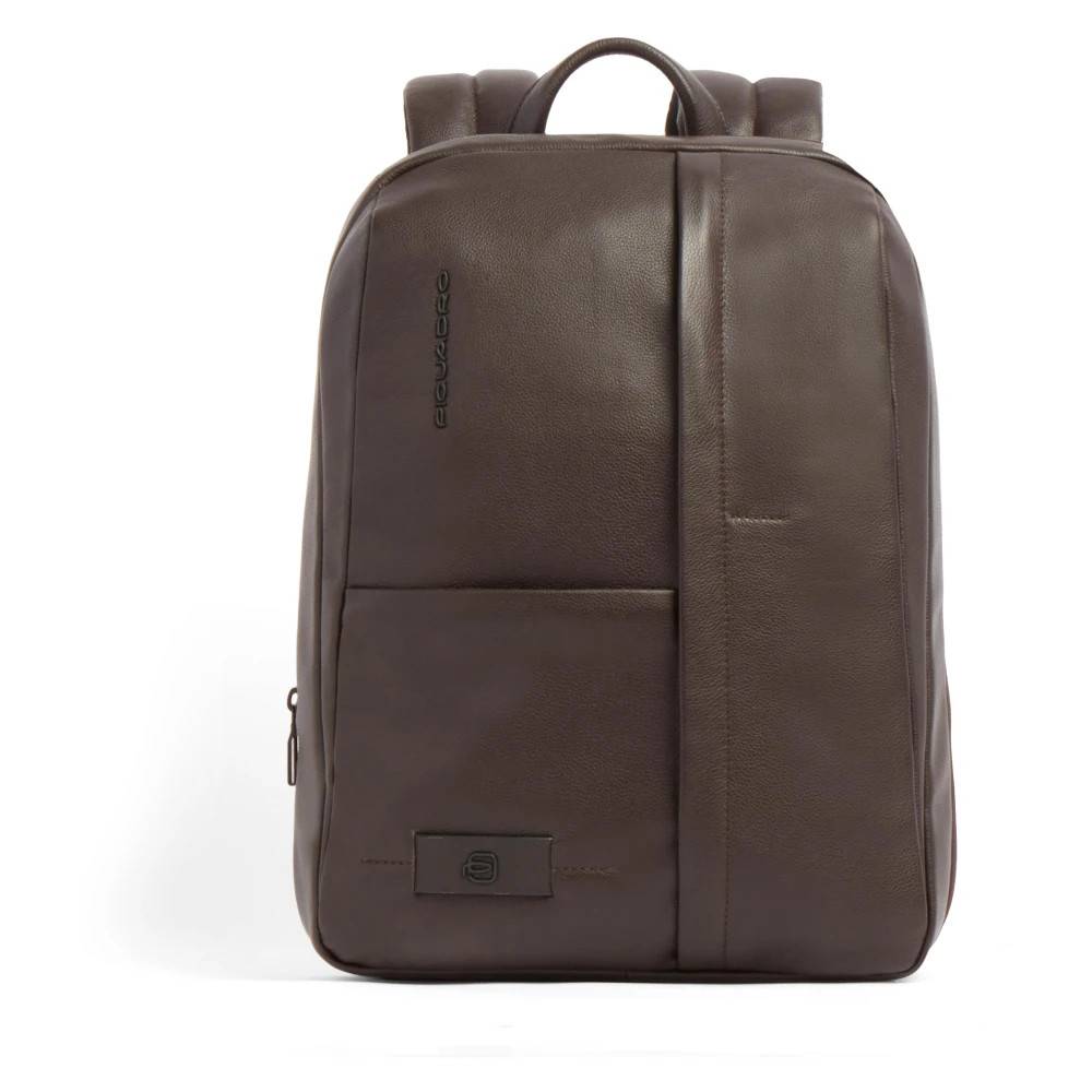 Piquadro - Expanderbar laptopryggsäck 14" Väskor - Herr - ONE Size - Läder