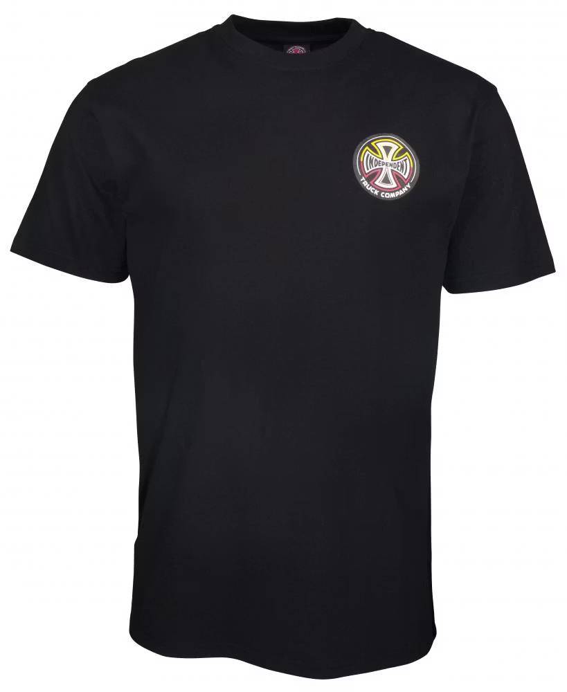 T-Shirt Independent Split Cross logo Black