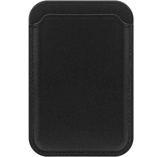 Mag-Safe plånbok för iPhone 15/14/13/12 Pro/Max/Plus/Mini, RFID-korthållare med Mag-Safe-magnet(svart)