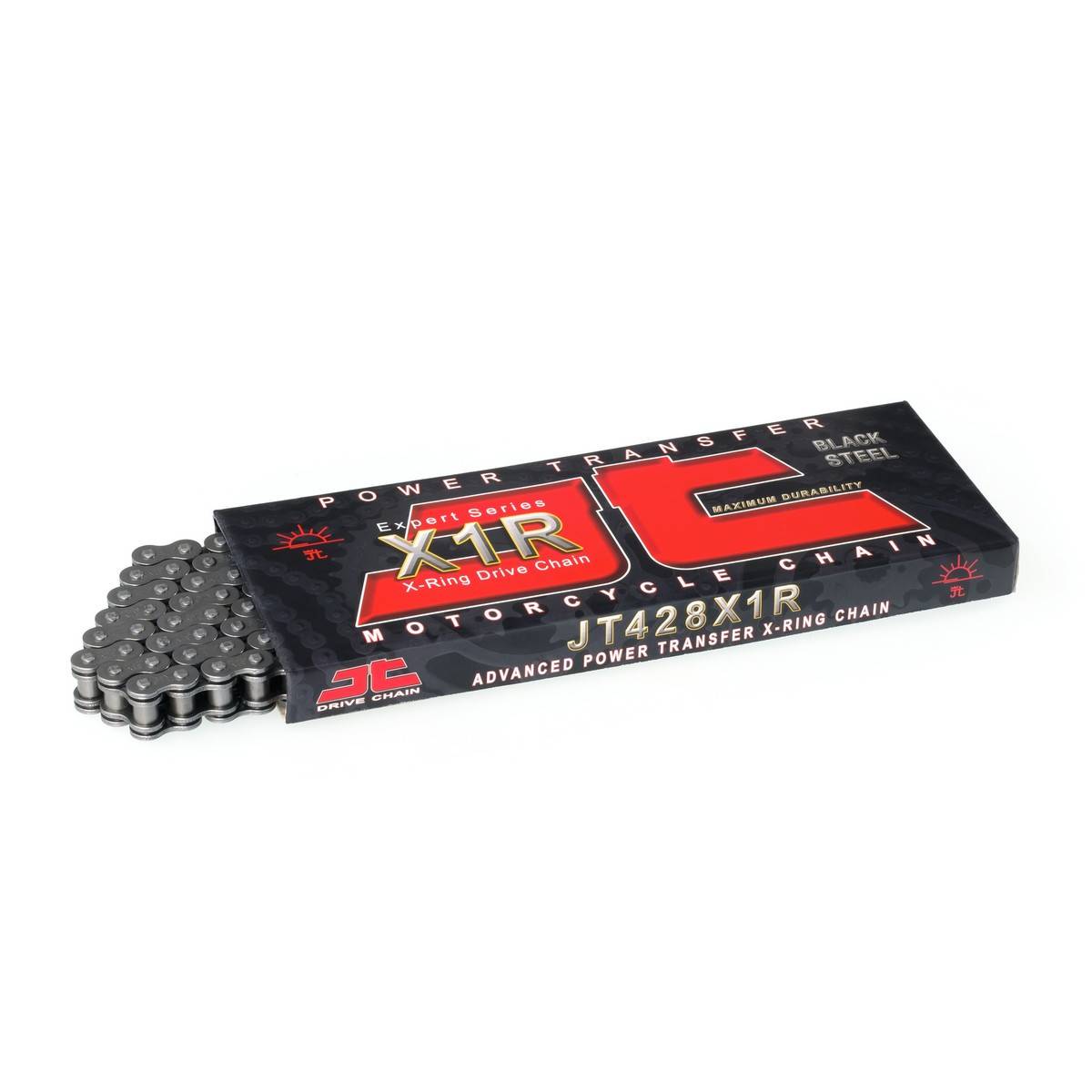 JTSPROCKETS JTC428X1R124 Kedja - svart