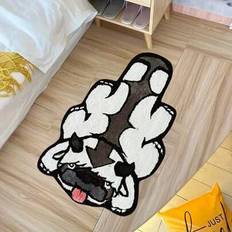 1pc Lying Dog Asymmetrical Decorative Rug, Bedroom Decor, Small Rug, Carpet, Home Decor, Living Room Rug, Living Room Small Rug, Bedroom Rug, Living R - Multicolor - 80*120,100*150,60*90,50*80