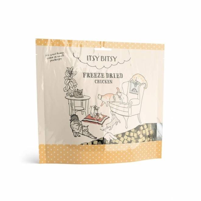 ItsyBitsy Frystorkat Kattgodis Kyckling (100 g)