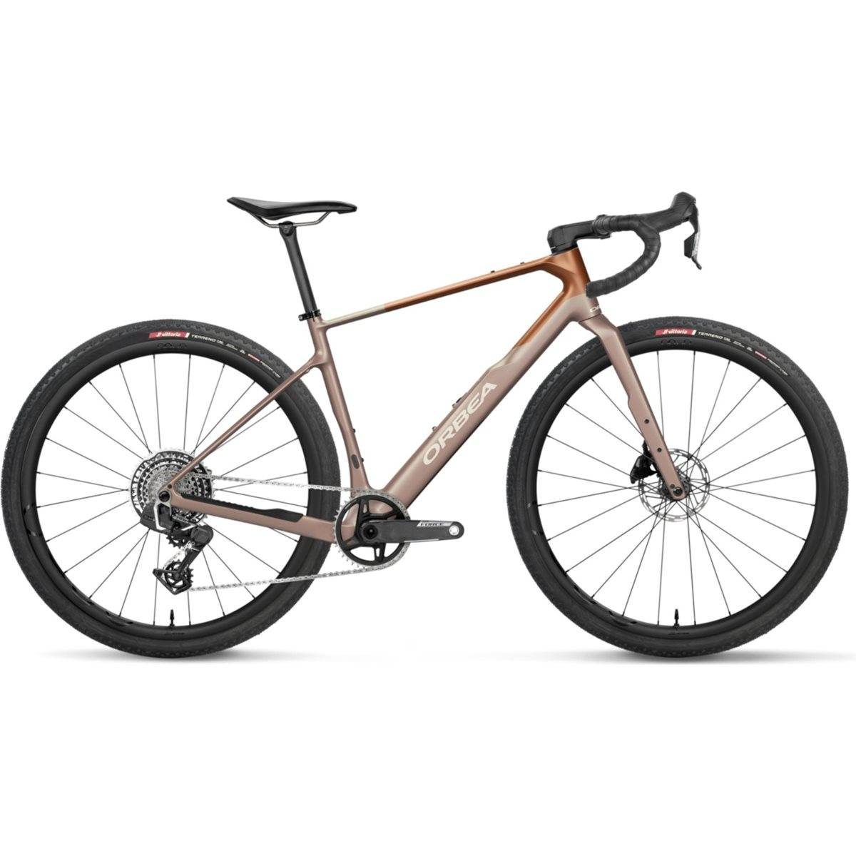 Gravel bike Orbea Terra M21eTeam 1X Nickel/Met Cinnamon (L)