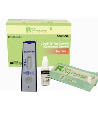 Rapid Response COVID-19 Antigen (Ag) Kviktest Coronavirus (25 test)