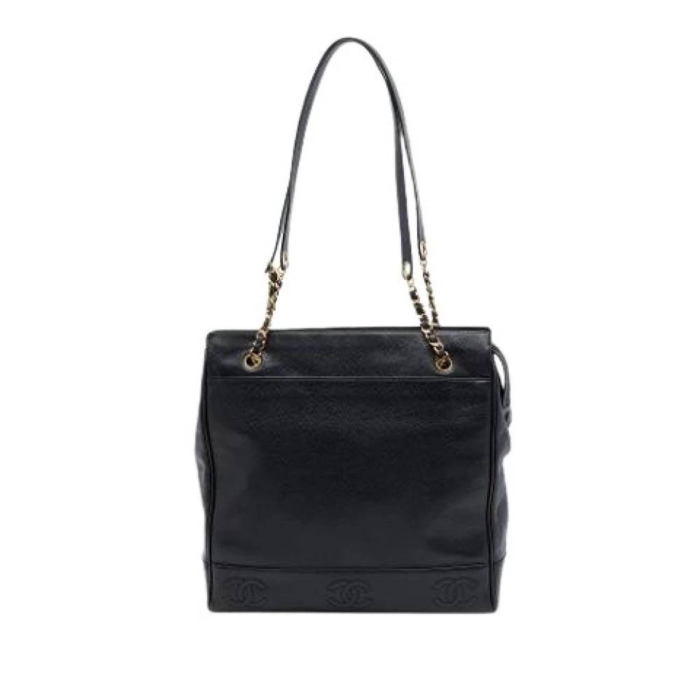 Chanel Vintage Pre-owned Vintage Tote Bag - Vintage - Dame - Sort - ONE SIZE - Uld