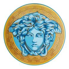 Versace, Home , unisex, ONE Size, BLÅ Platskortshållare