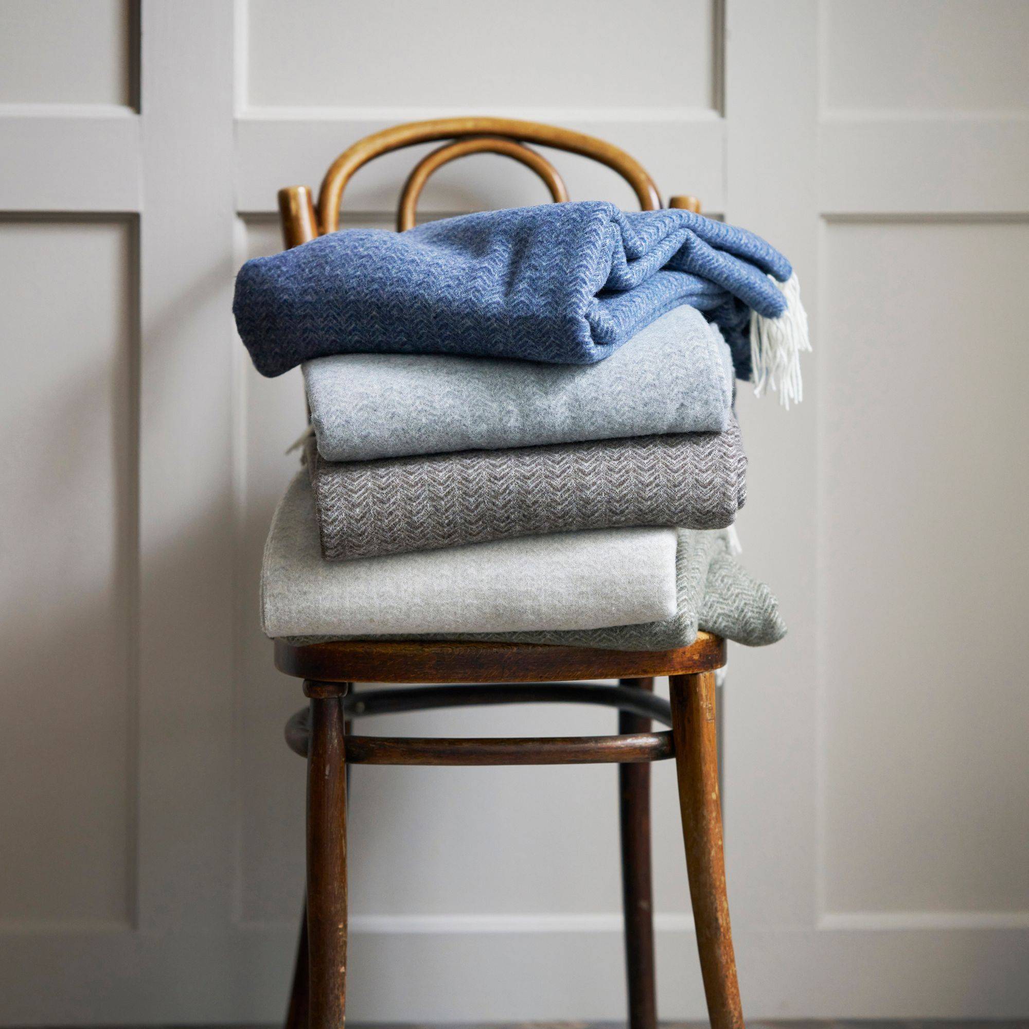 Uldplaid - 140x200 cm - Cashmere og merinould - Lucas Taupe