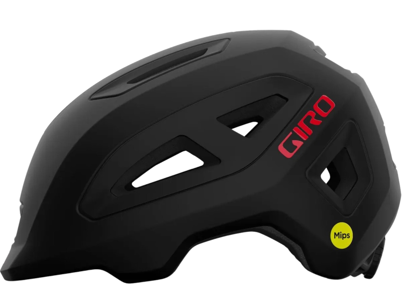 Giro Scamp 2 Mips Børnehjelm, Matte Black/Red, XS (45-49cm)