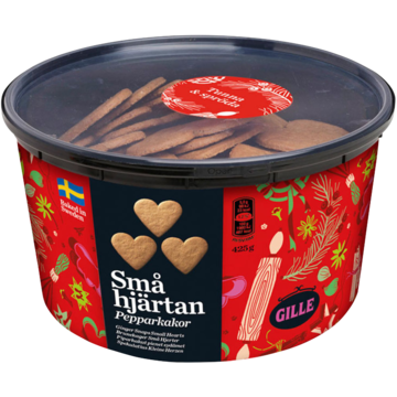 Pepparkakor Små Hjärtan Gille 425g