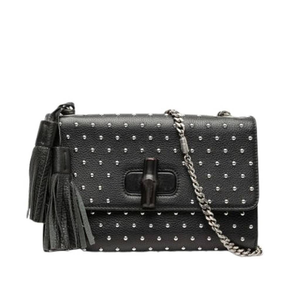Gucci Vintage Pre-owned Laeder gucci-tasker - Vintage - Dame - Sort - ONE SIZE -