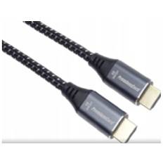 PREMIUMCORD Cable Ultra HDMI 2.1 High Speed + Ethernet kabelis 8K@60Hz, paauksuotos jungtys, 10m