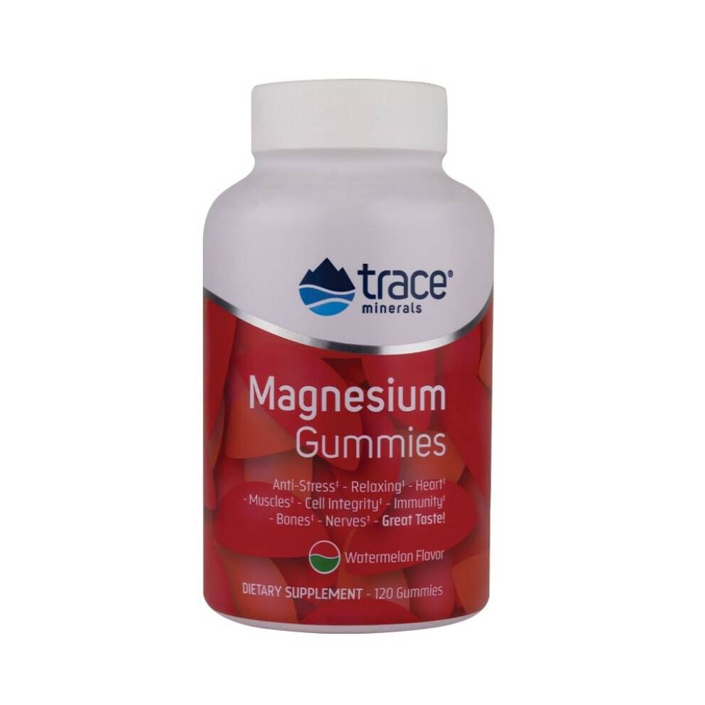 Trace Minerals Æ, Magnesium Gummies, Tangerine, 120 Gummies