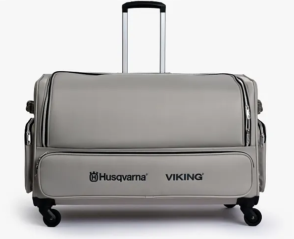 Husqvarna Viking stor symaskinsväska med hjul