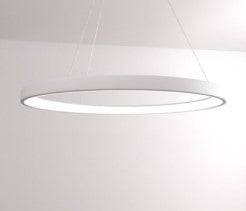 Lunaop Slim Body pendel fra Martinelli Luce - Ø120 cm / Hvid / 3000K