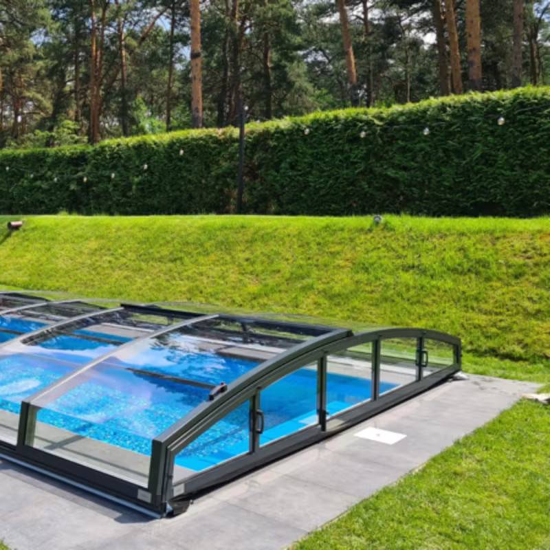 Pooltak Skyline BOX 8,61 x 4,20 m Klarplast