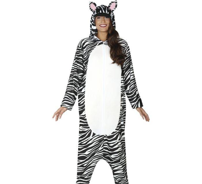 Zebra kostume 48-50