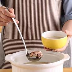 1/2/5 st soppsked i rostfritt stål, soppsked i varm gryta, tjock sked för kommersiell catering, soppsked för hemservering - Silver (23 cm soppsked (2 st),23 cm soppsked (5 stycken),23 cm soppsked (1 st))
