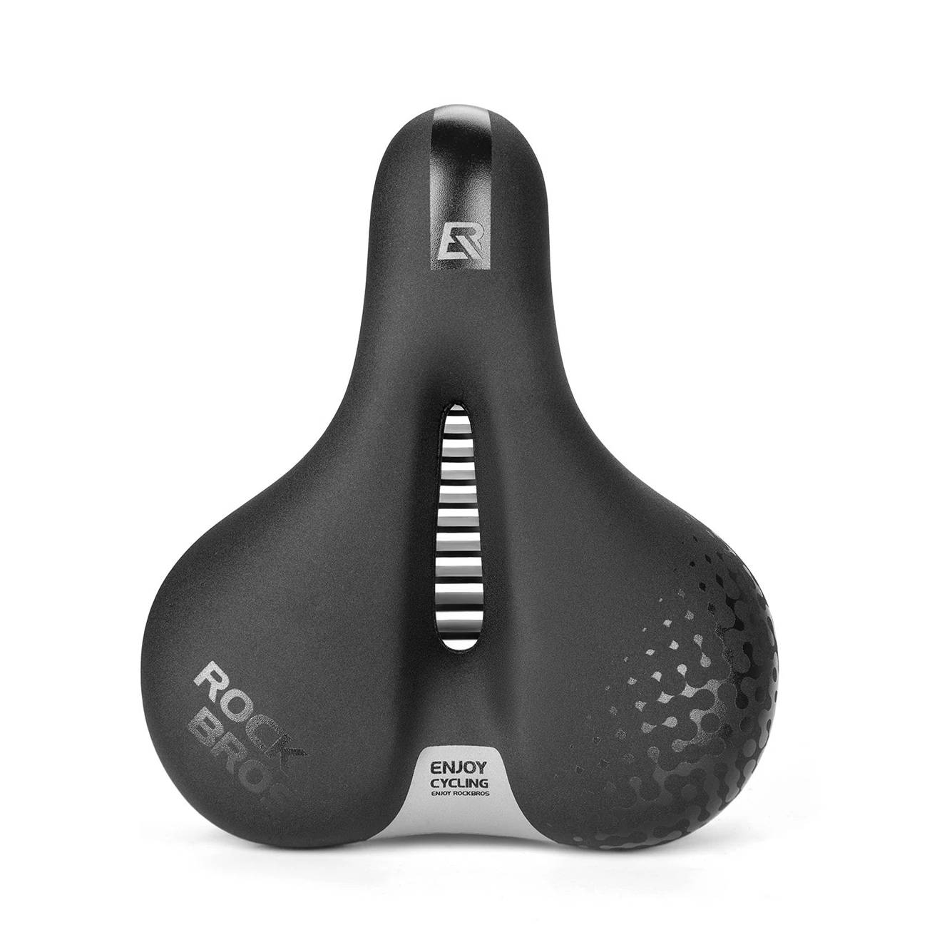 Rockbros 6876 bekväm och ergonomisk cykelsadel – svart