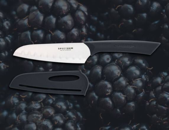 12,5 cm Santokukniv; Black; Spectrum