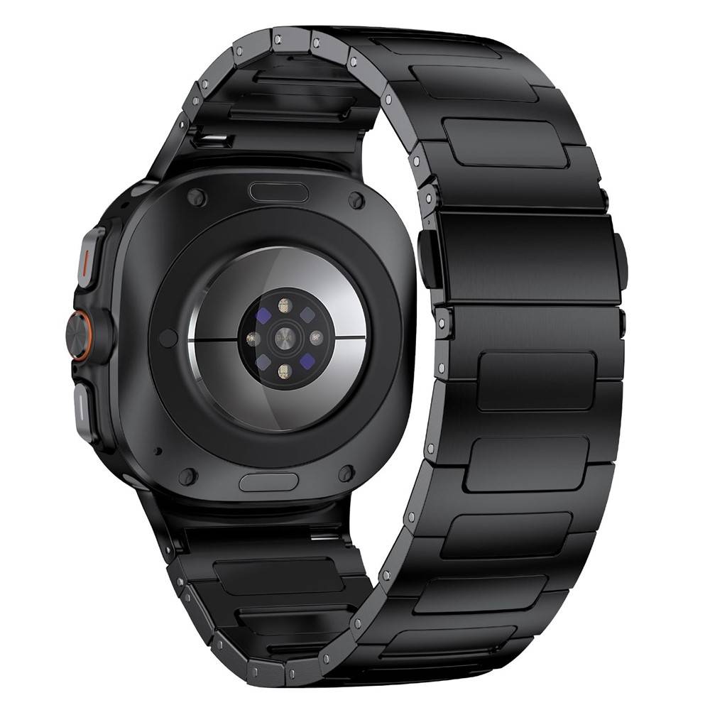 Samsung Galaxy Watch8 44/40 / 8 Classic 46mm - Urrem i rustfrit stål - til håndled 140mm-215mm - Sort