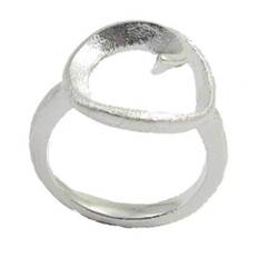 Sterling sølv Blicherfuglsang fingerring - kun str 49 + 50
