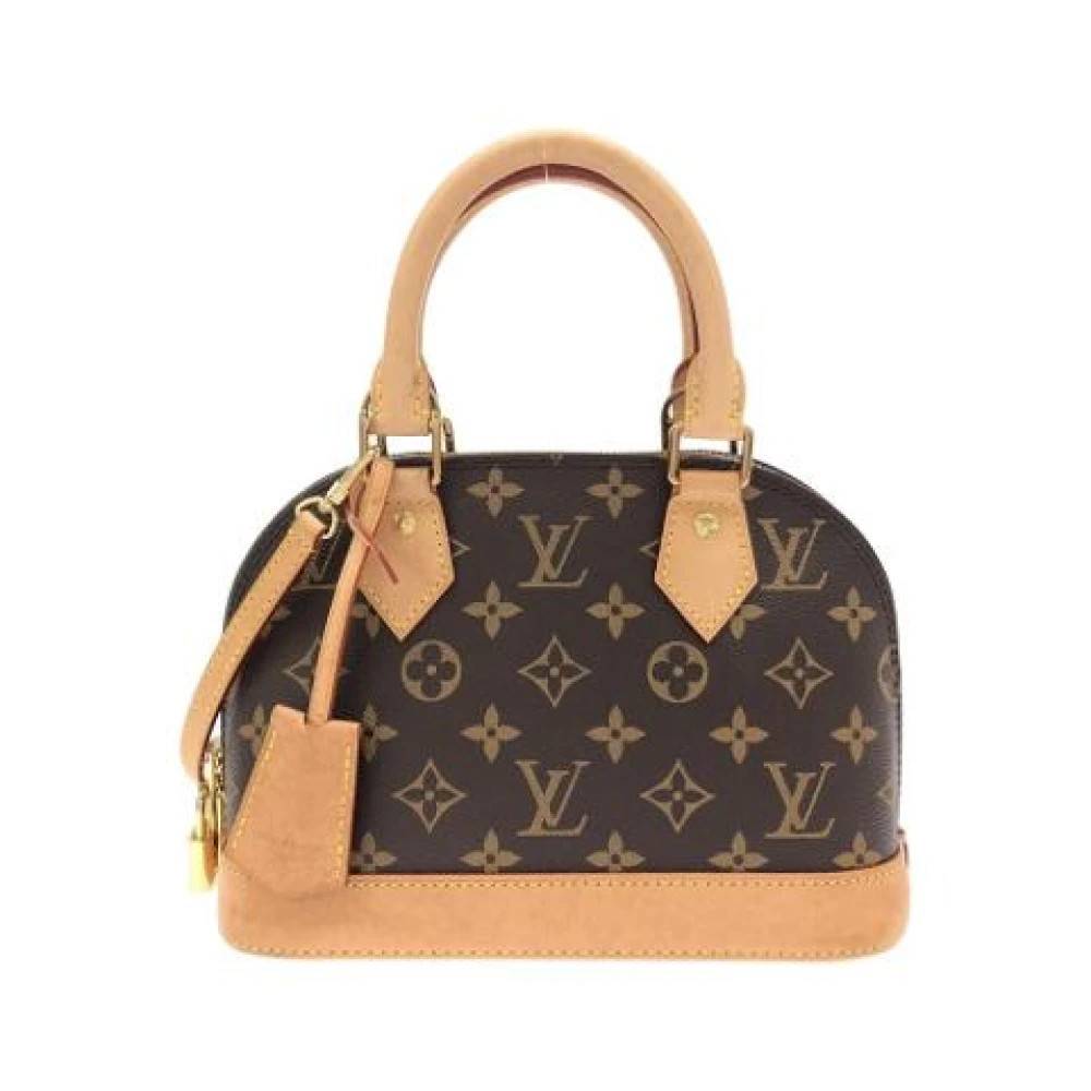 Louis Vuitton Vintage Pre-owned Vintage Coated Canvas Håndtaske - Vintage - Dame - Brun - ONE SIZE -