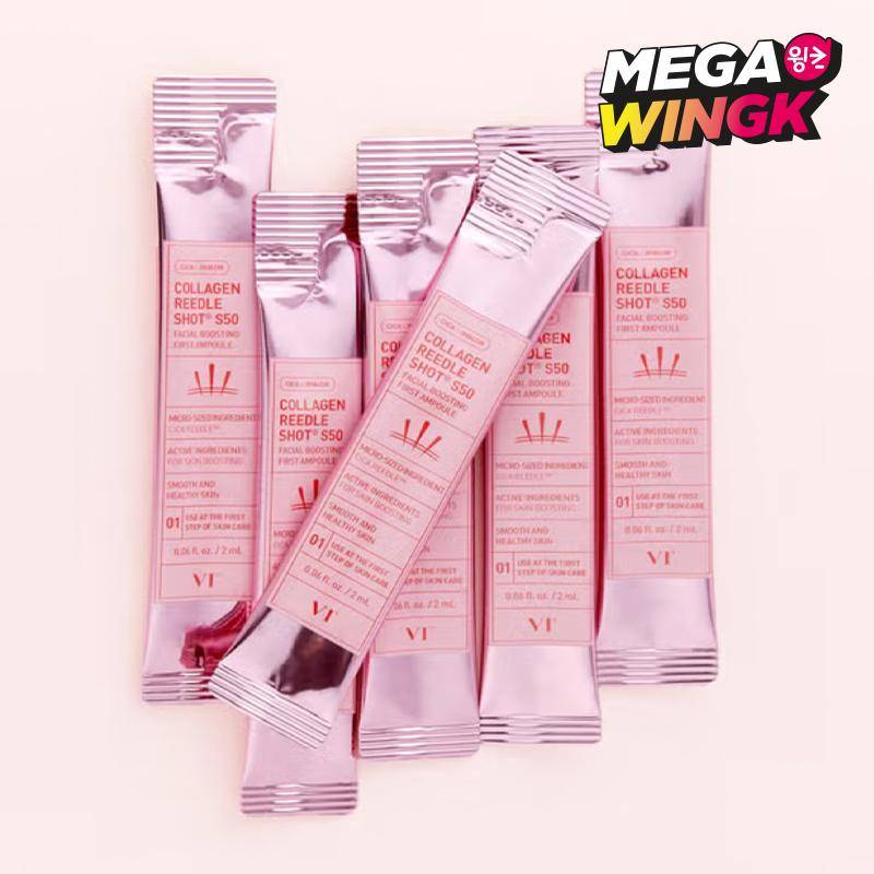 VT Cosmetics Collagen Reedle Shot S50 Ansiktsbooster Första Ampull Låda (2ml x 6st)