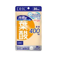 DHC Supplement Sustained Folic Acid 30 days tablets 1 Pack