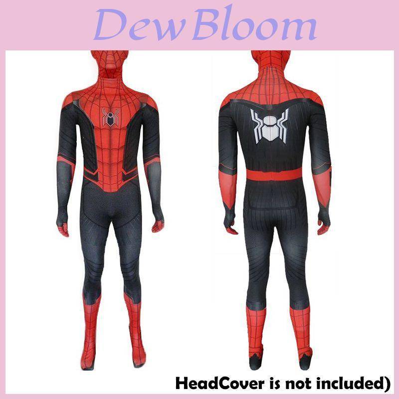 Marvel Comics Avengers Spider-man Cosplay-dräkt För Barn Och Vuxna Hög Kvalitet Och Prisvärd cm black