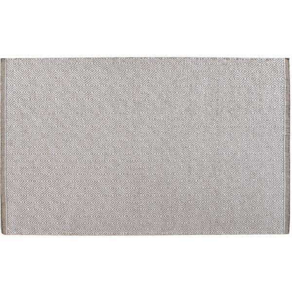 C. Olesen - Kelim tæppe - Idun - Hvid/Mørk beige - 140 x 200 cm