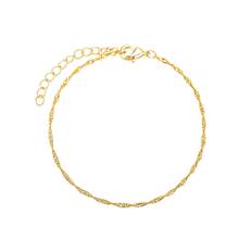 Rope Chain Bracelet, Gold