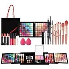 Professional Makeup Set, Full Makeup Kit For Women, Cosmetic Make Up Starter Kit With Makeup Case, Portable Travel Make Up Palette Full Kit, All-In-1 Makeup Set Giftx Surprise For Girls Women Artist