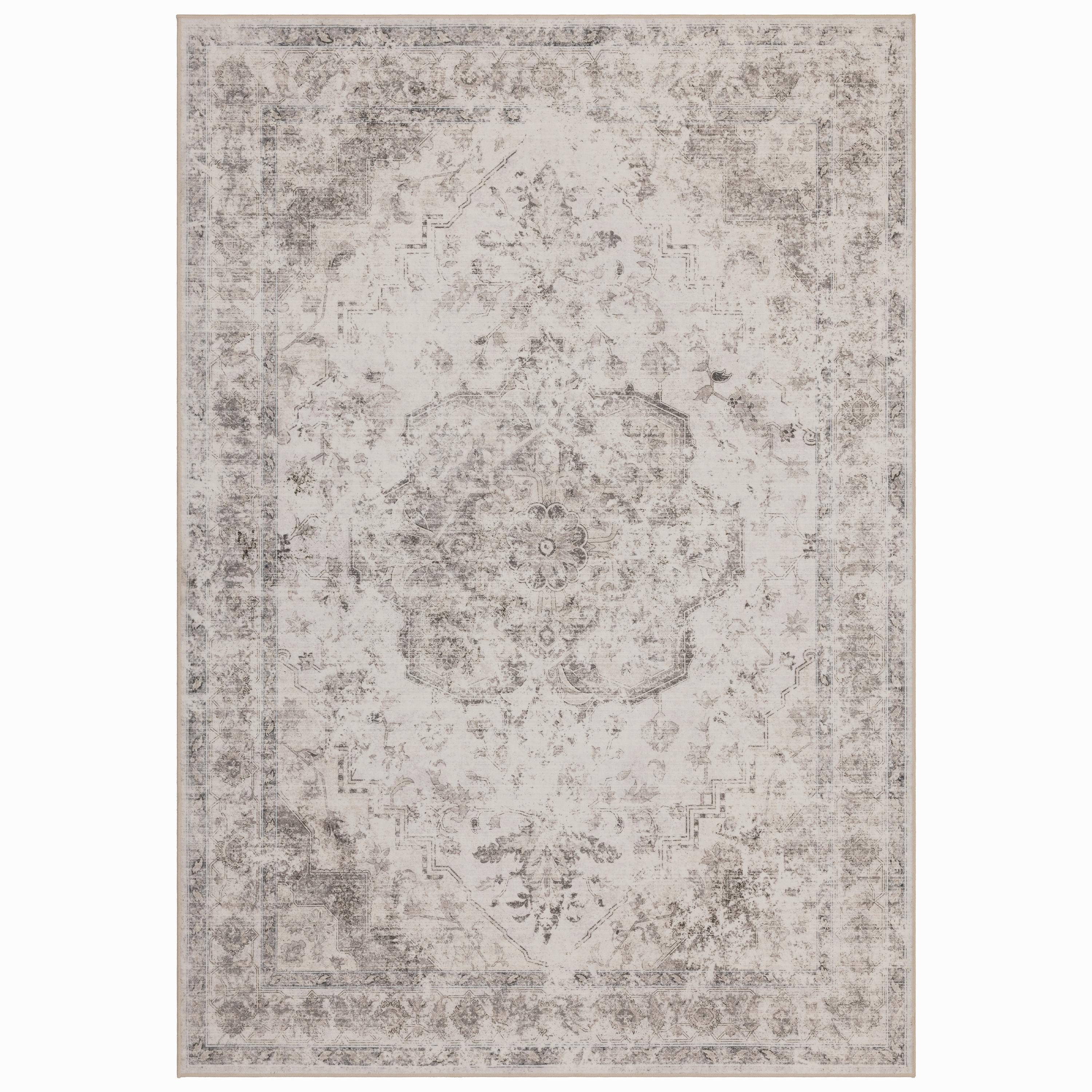 INKA vintage-orientalsk beige kortluvet gulvtæppe - rektangulært - 120 x 170 cm