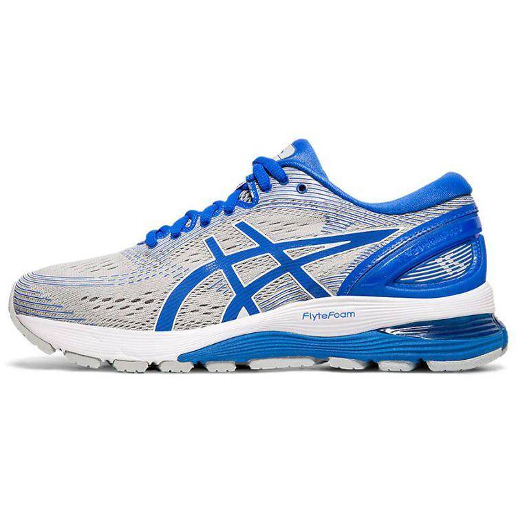 Asics Gel Nimbus 21 Lite Show Illusion Blue Dam Sneakers Grå Mellangrå 1012A189020 cm