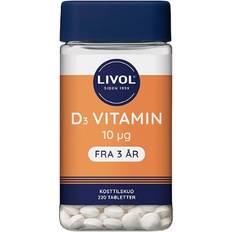 Livol D3 Vitamin 10 µg 220 tab