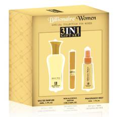 BN Parfums 3IN1 Gave Sæt Billionaire Woman Guld One Size