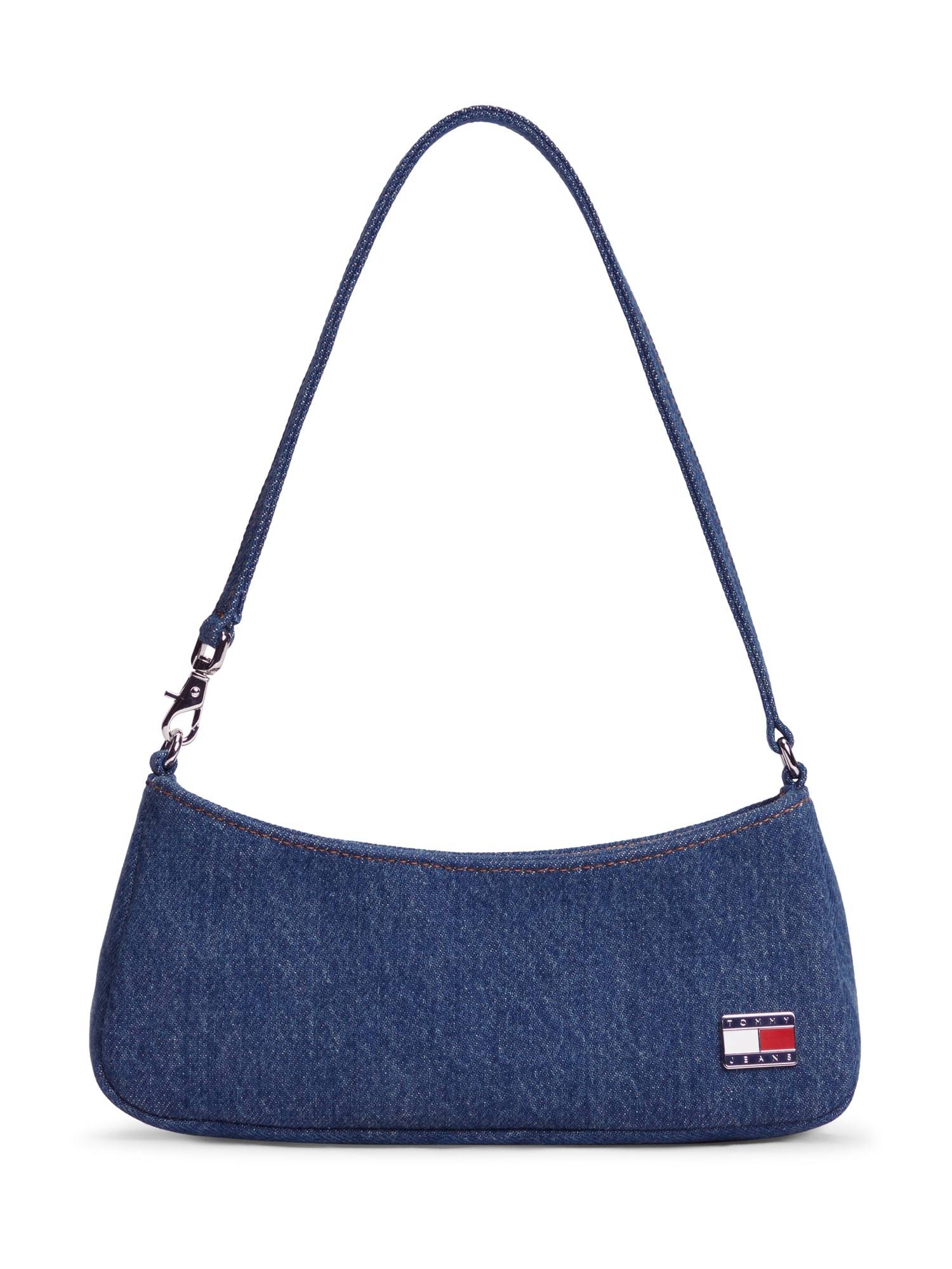 Tommy Jeans Skuldertaske  blue denim / kirsebærsrød / hvid