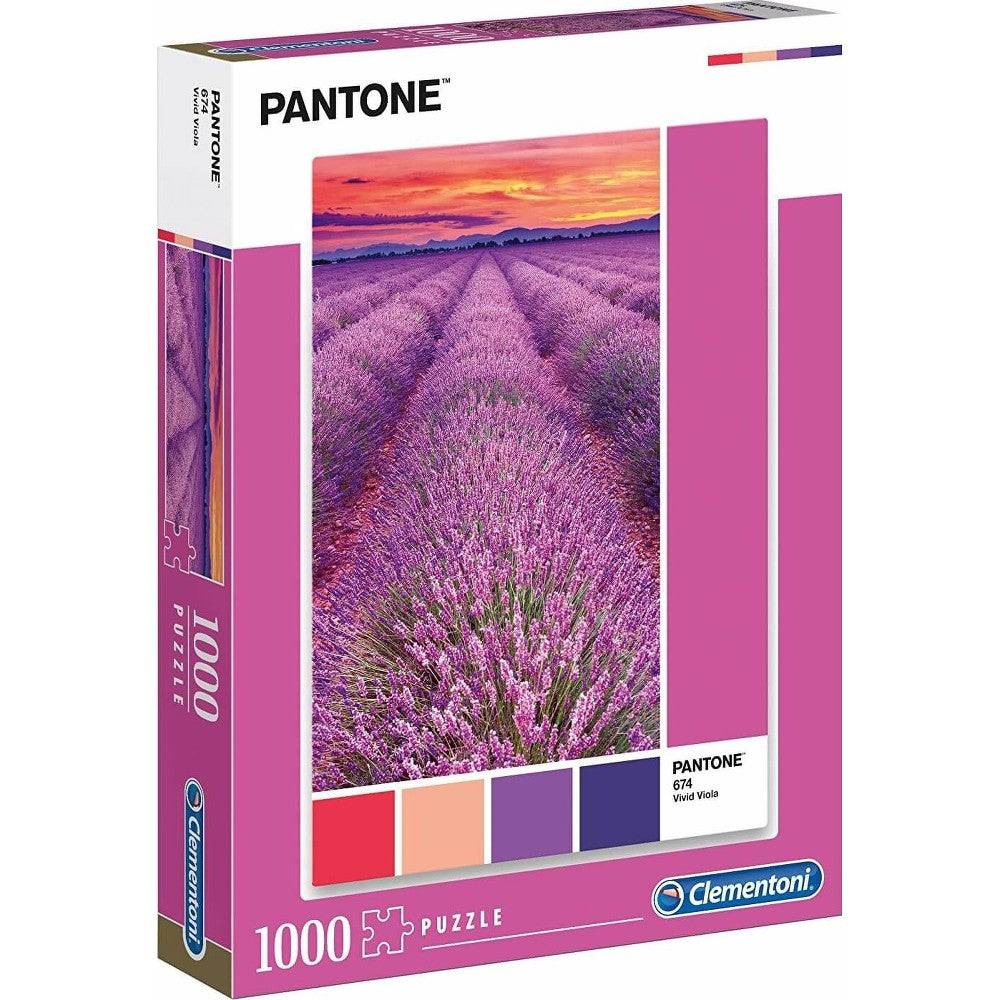 Clementoni, Pantone, Vivid Purple, Pussel, Unisex, 1000 bitar