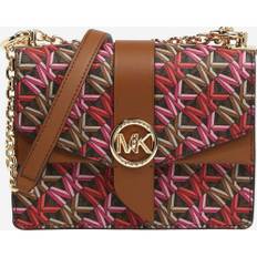 Michael Kors, Taske, Dame, Brun, ONE SIZE, Uld, Greenwich Skuldertaske