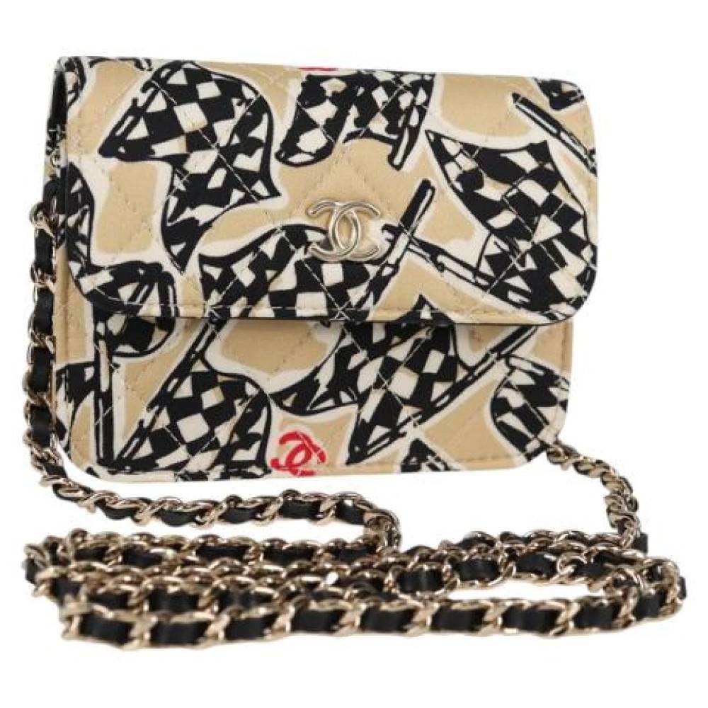Chanel Vintage Pre-owned nylon chanel-tasker - Vintage - Dame - Flerfarvet - ONE SIZE - Nylon